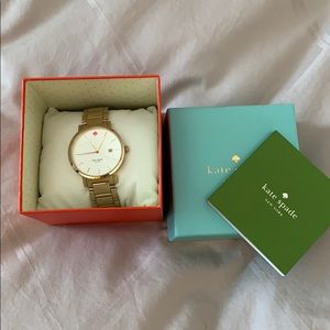 Kate Spade Gramercy Gold Watch